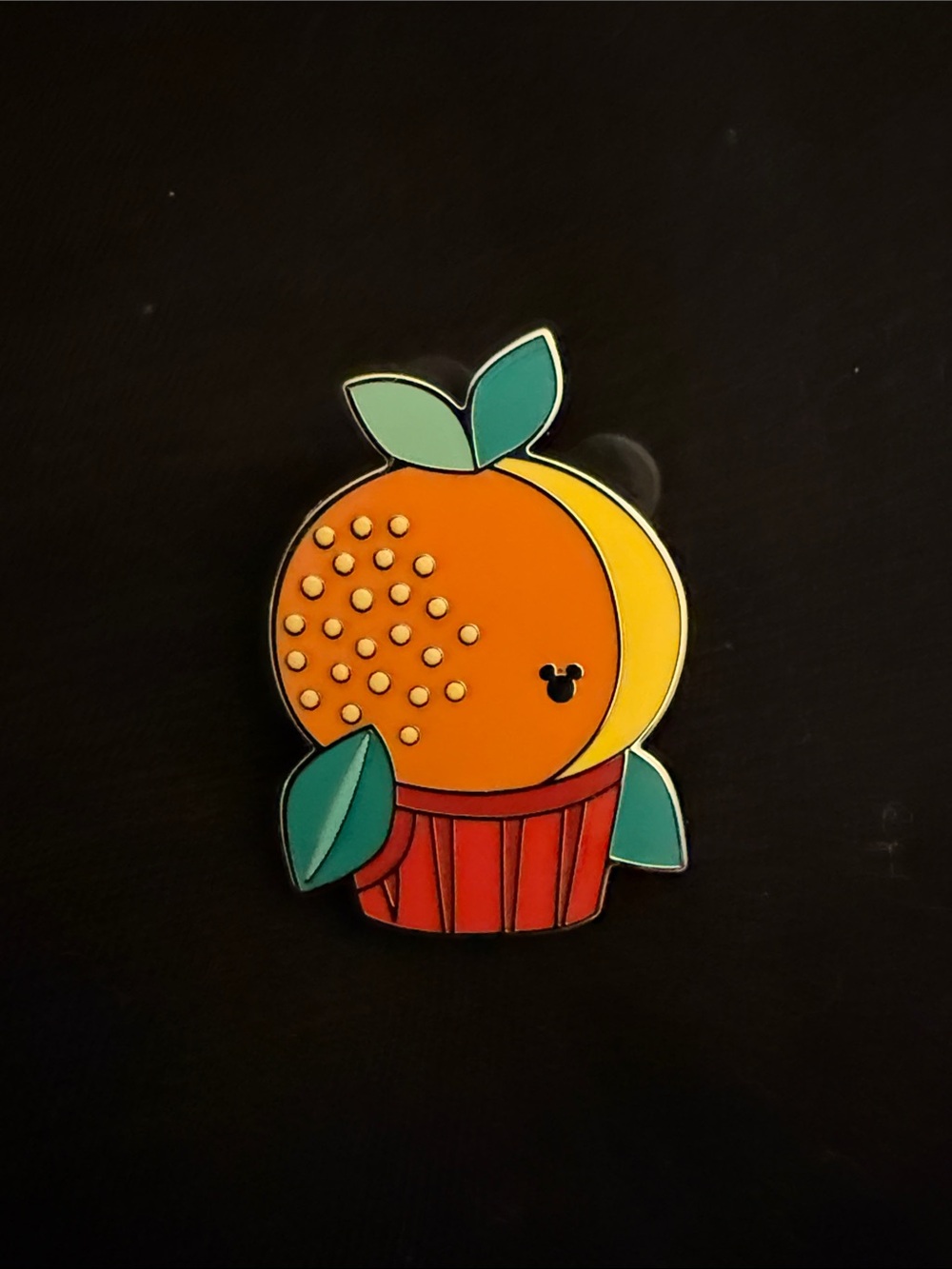 Disney Orange Cup Enamel Pin - Hidden Disney 2025 Wave B